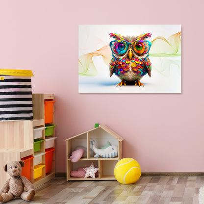 HOOT HOOT Horizontal Canvas Print