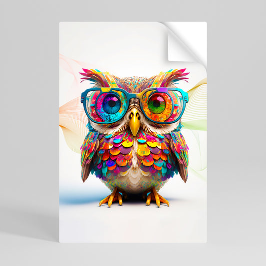 HOOT HOOT Svislý samolepicí plakát