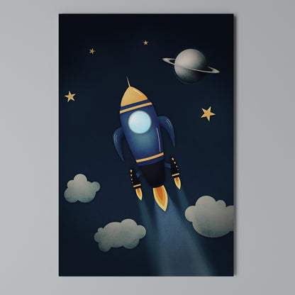 STELLAR SWING Vertical Canvas Print