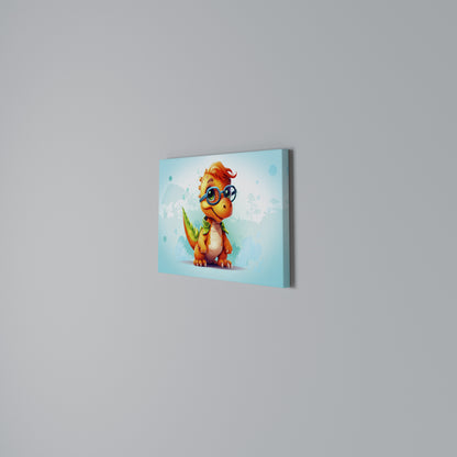 KIDDOSAURUS REX Horizontal Canvas Print