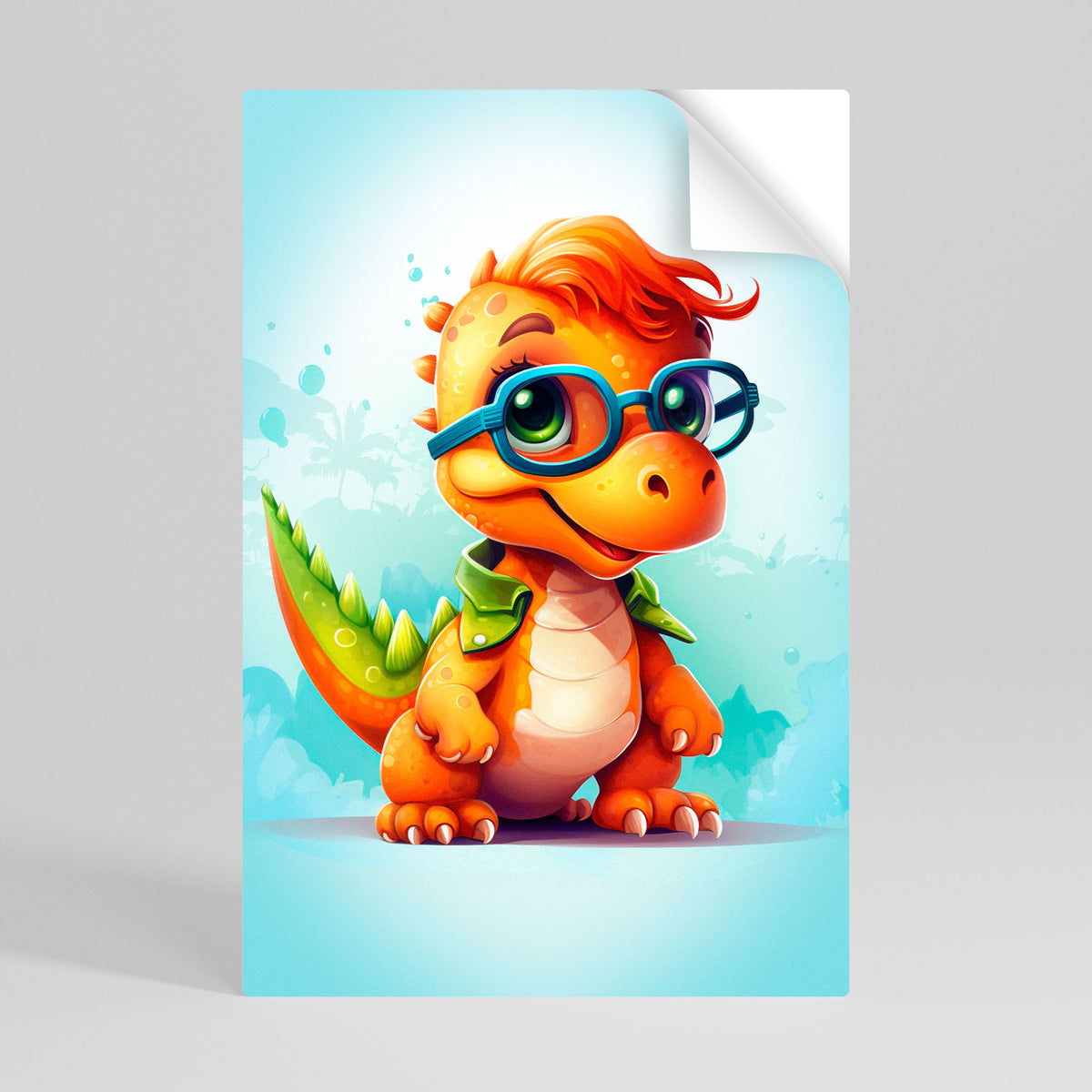 KIDDOSAURUS REX Svislý samolepicí plakát
