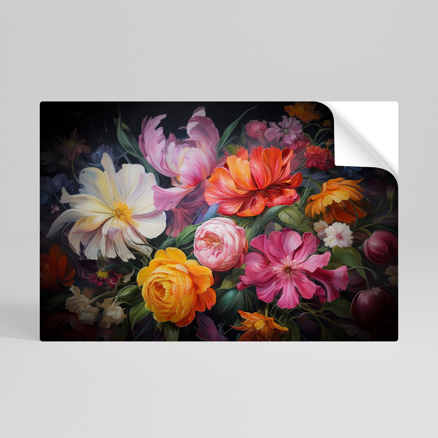 EPHEMERAL BOUQUET Vodorovný samolepicí plakát