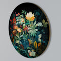 EVENING FLOWERS Round Wall Art