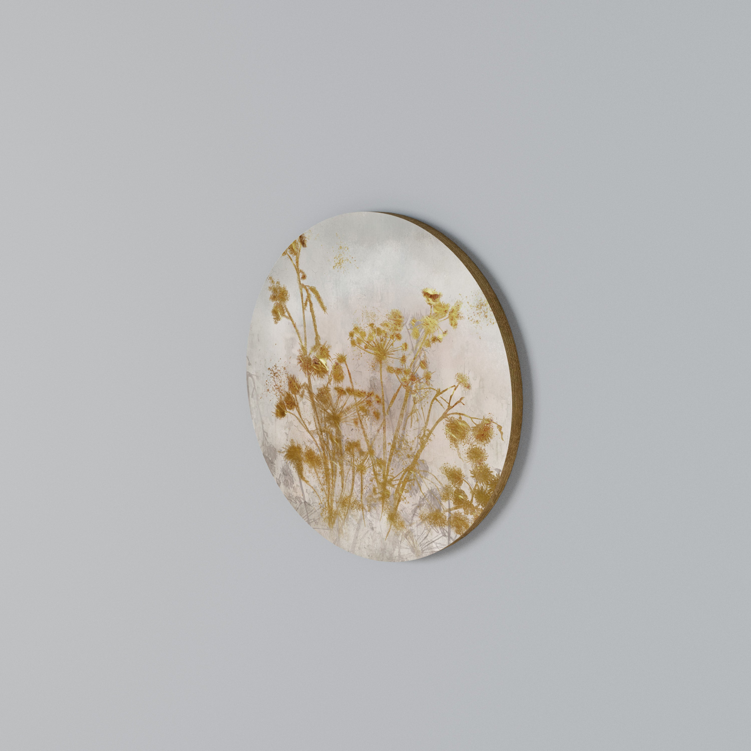 LONESOME SPRIG Round Wall Art