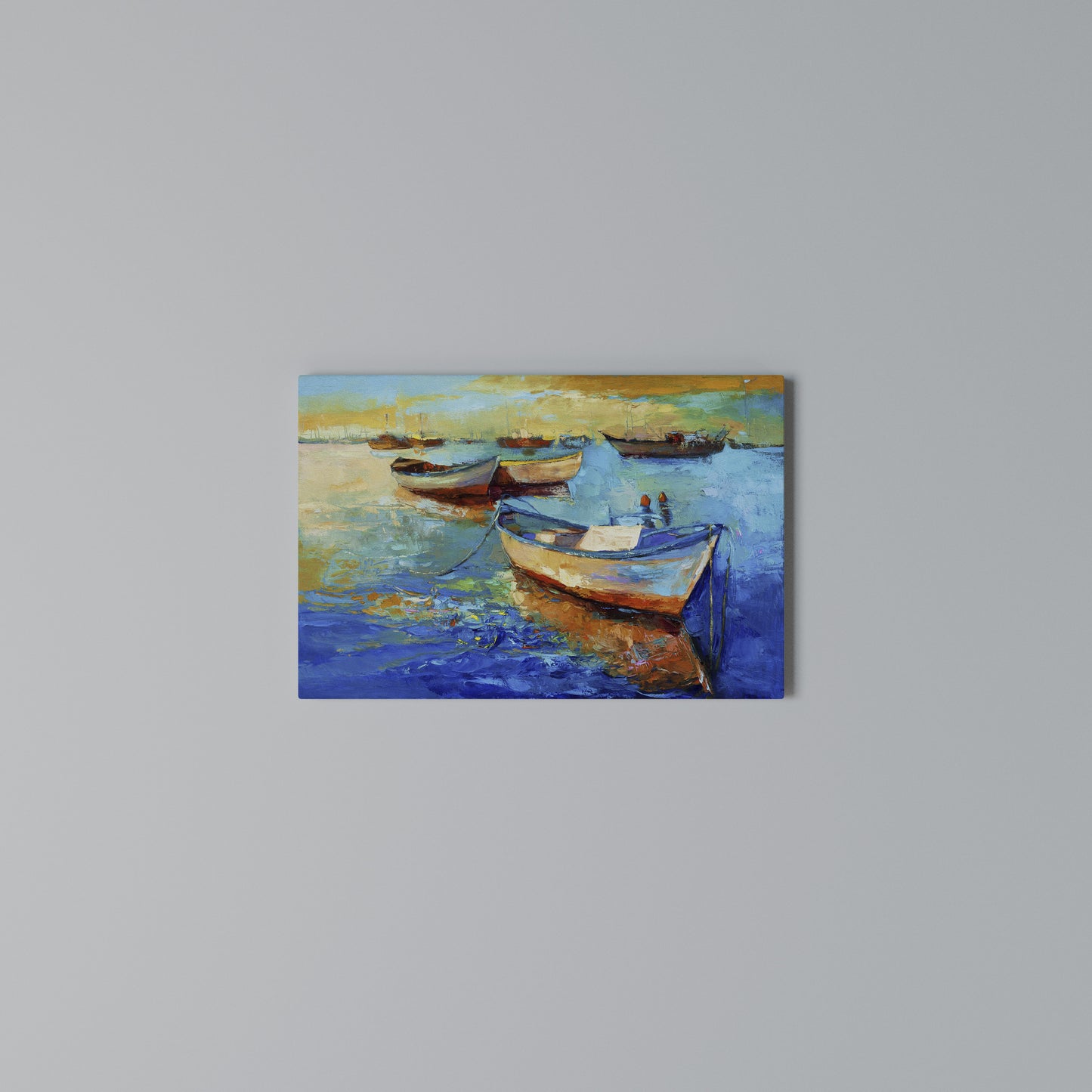 SERENE BOAT ESCAPADE Horizontal Canvas Print
