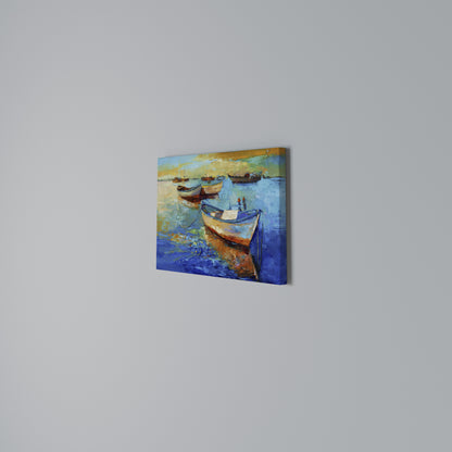 SERENE BOAT ESCAPADE Horizontal Canvas Print