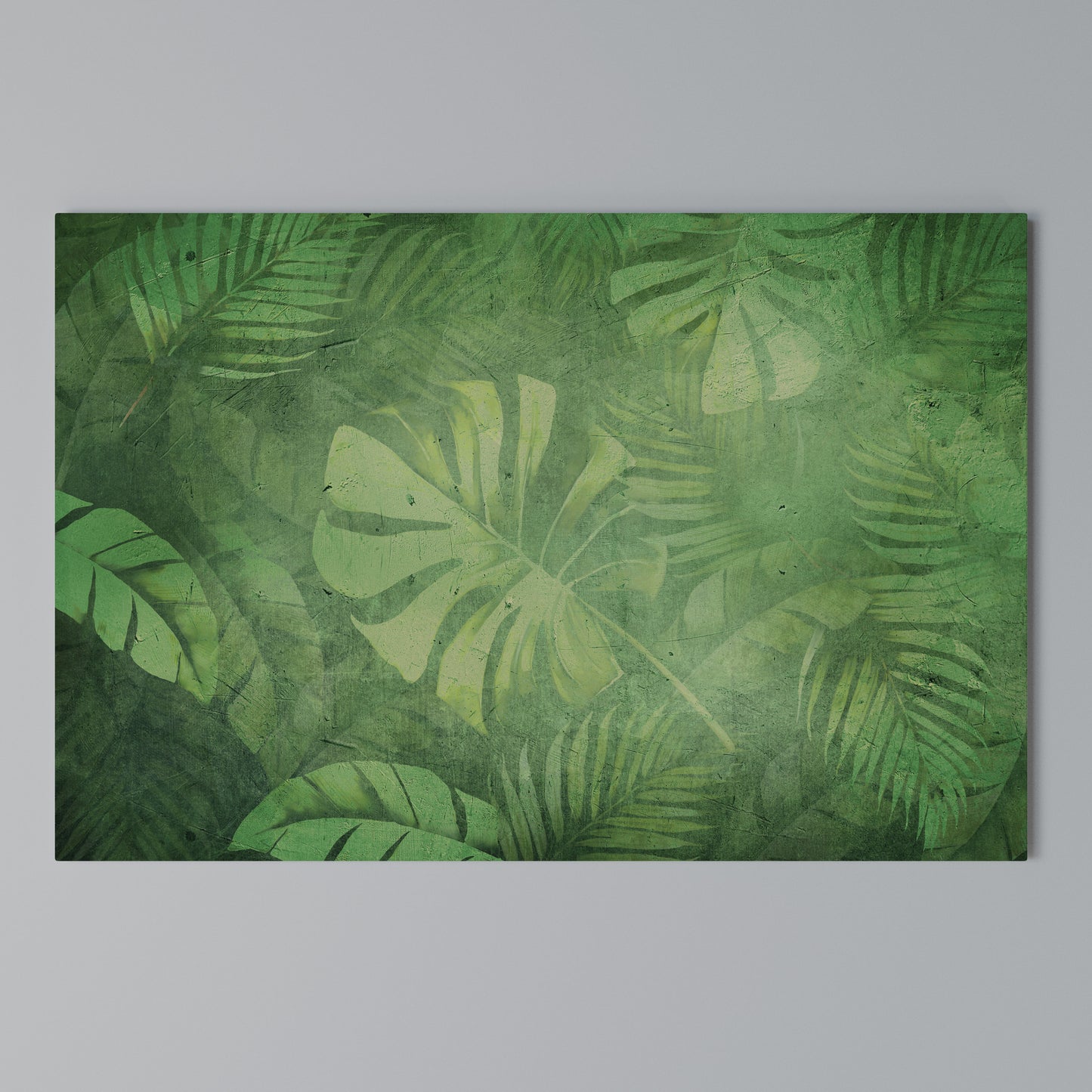 SUBTLE GREEN SYMPHONY Horizontal Canvas Print