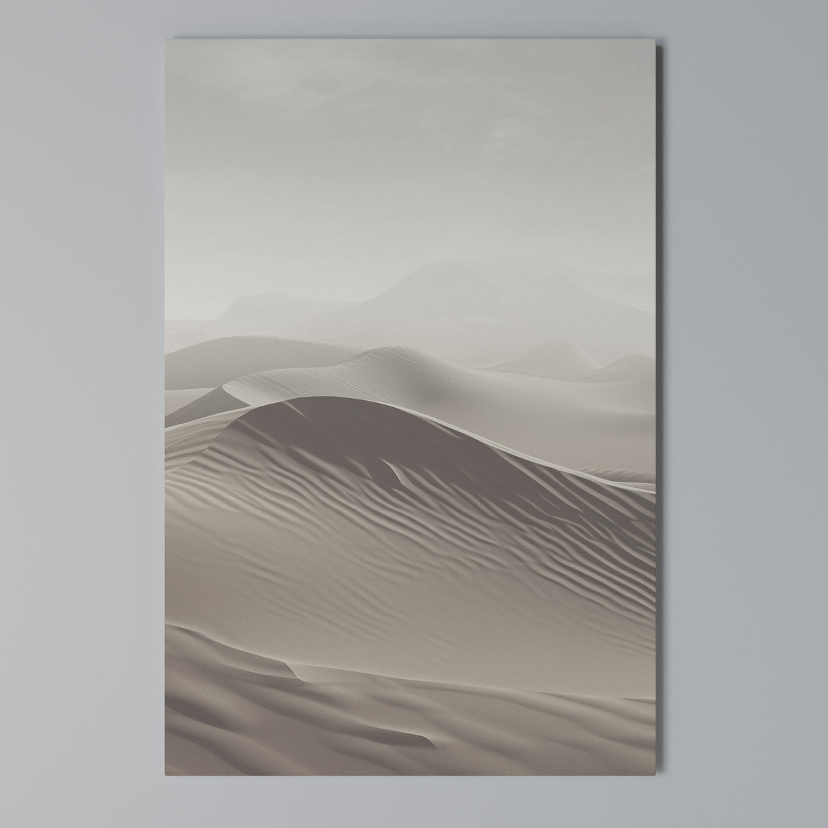 ECHOES OF DUNES Vertical Canvas Print