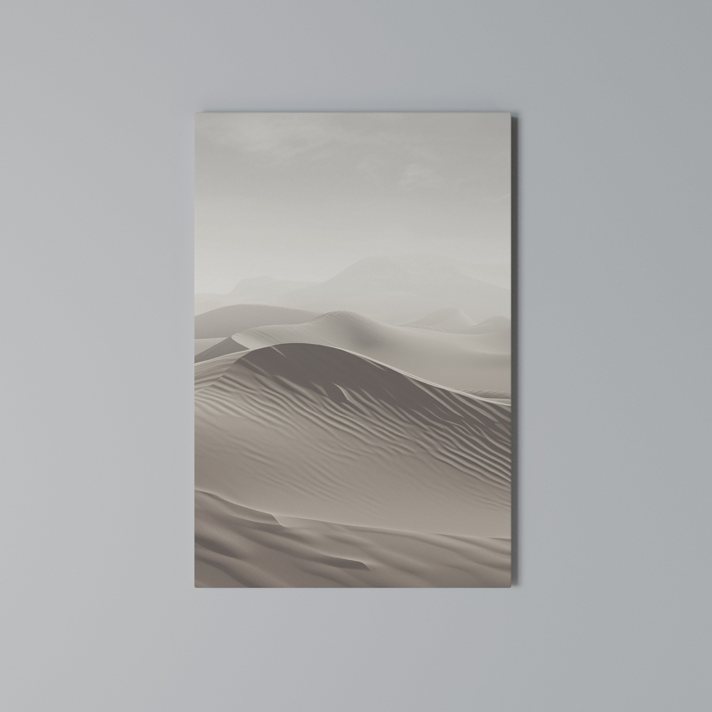 ECHOES OF DUNES Vertical Canvas Print