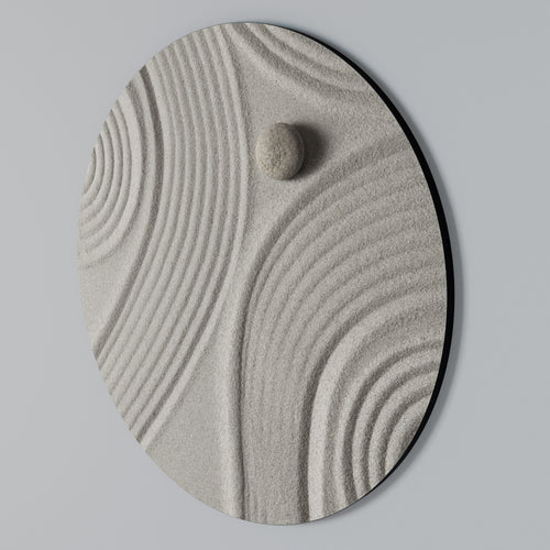 SANDSWIRL SERENITY Kulatá nástěnná dekorace