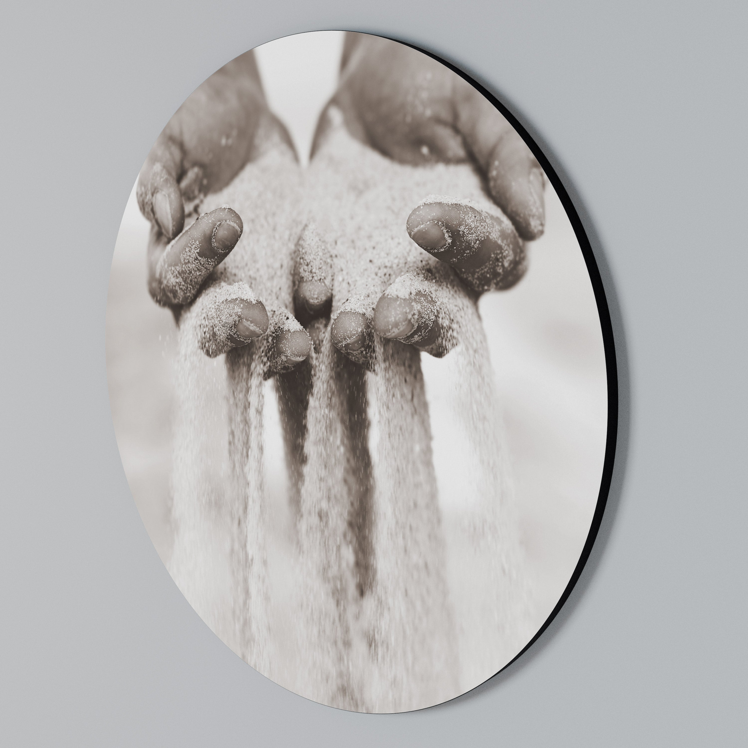 HANDS OF FATE Round Wall Art