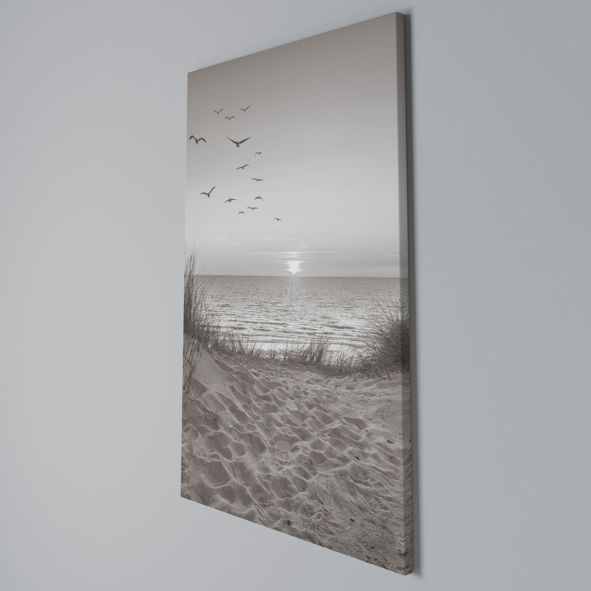 TIMELESS SEASCAPE Vertical Canvas Print