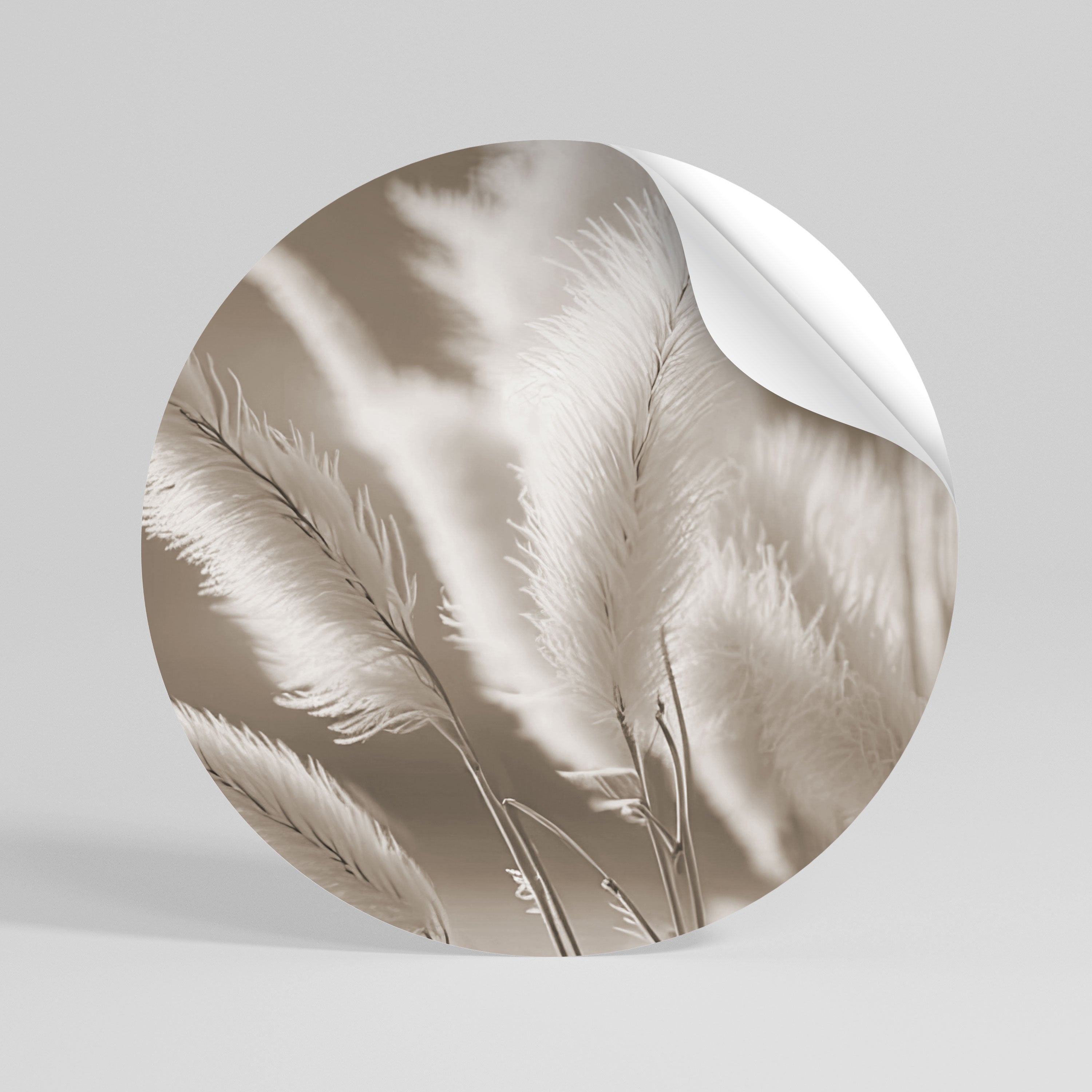 GENTLE WIND'S EMBRACE Kulatá samolepka