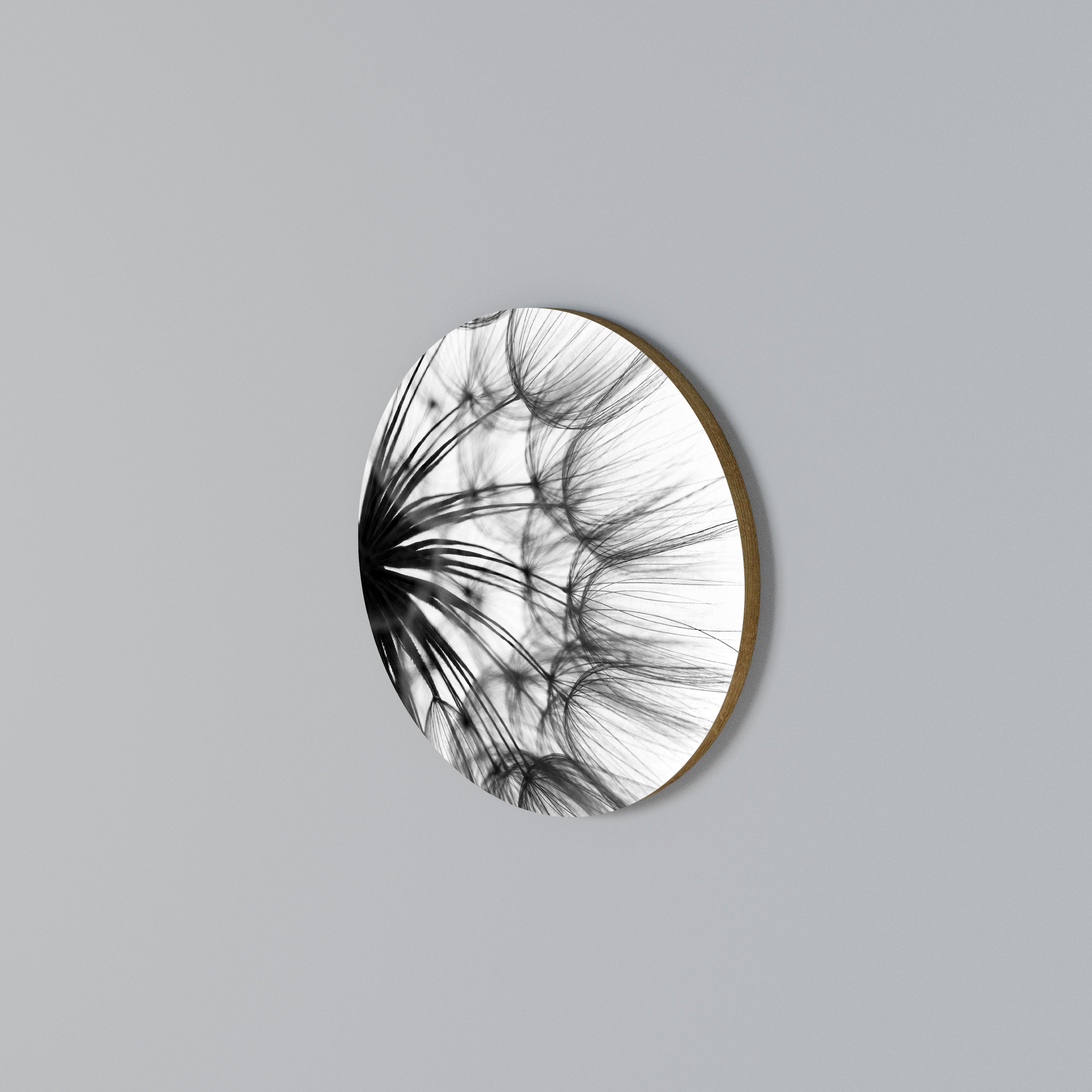 WHISPERING WILDFLOWER Round Wall Art