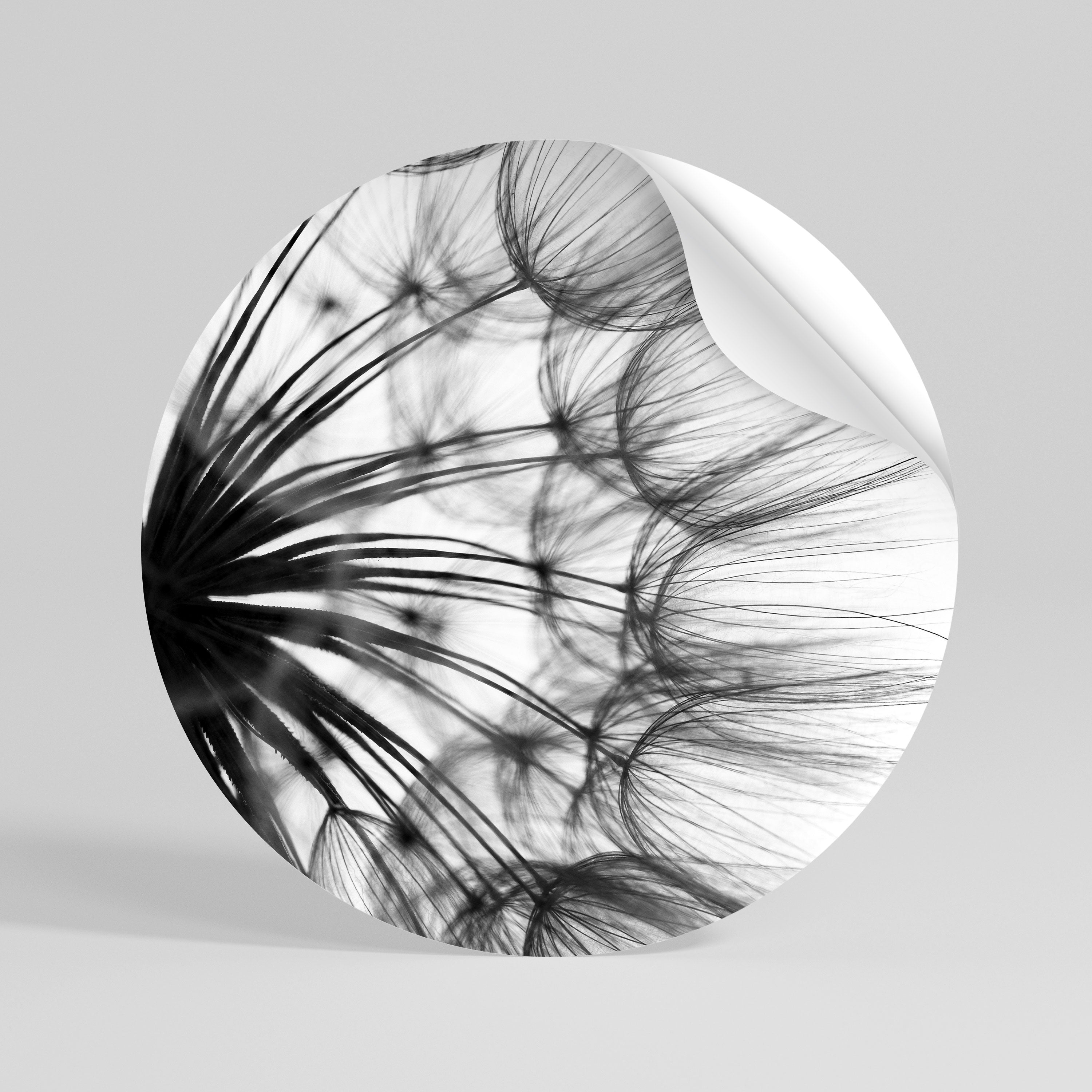 WHISPERING WILDFLOWER Kulatá samolepka