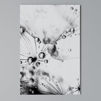 ELEGANT DROPLETS Vertical Canvas Print