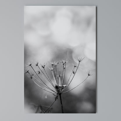 MINIMALIST BLOOM Vertical Canvas Print