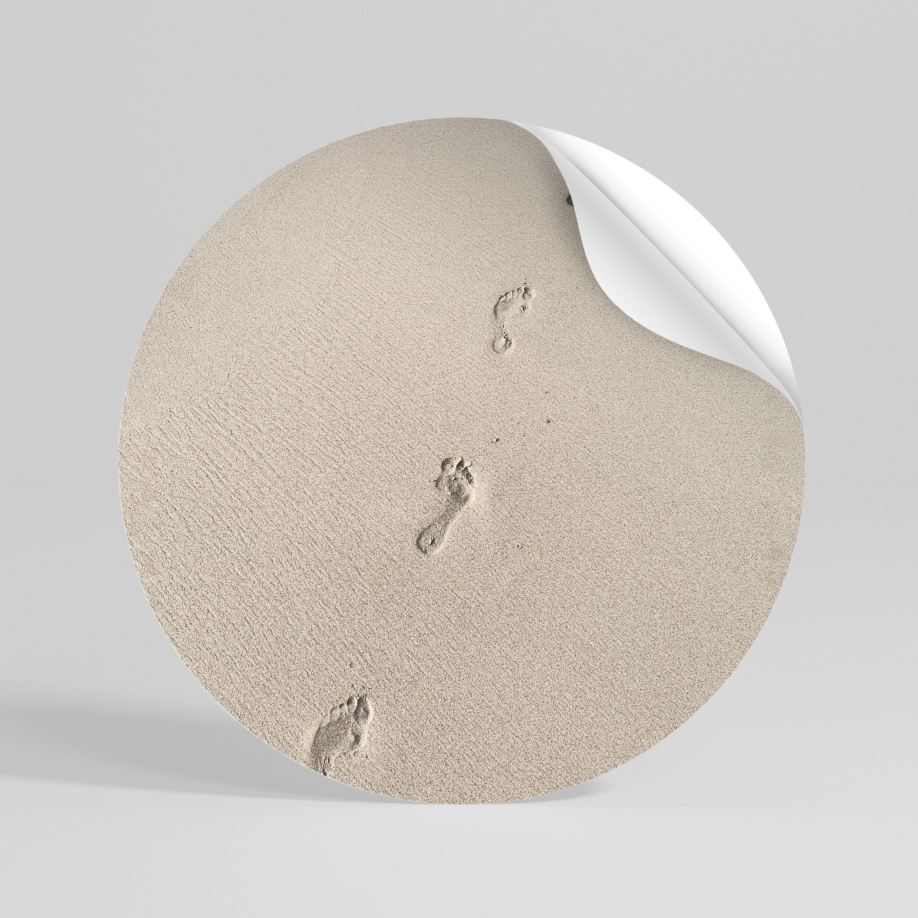 BEACH BOUND PATHWAYS Kulatá samolepka