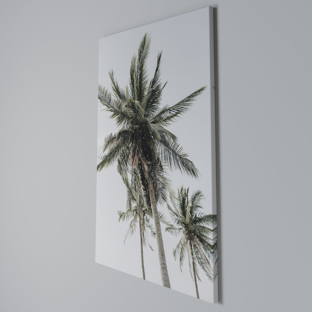 PALM PARADISE SIGHT Vertical Canvas Print