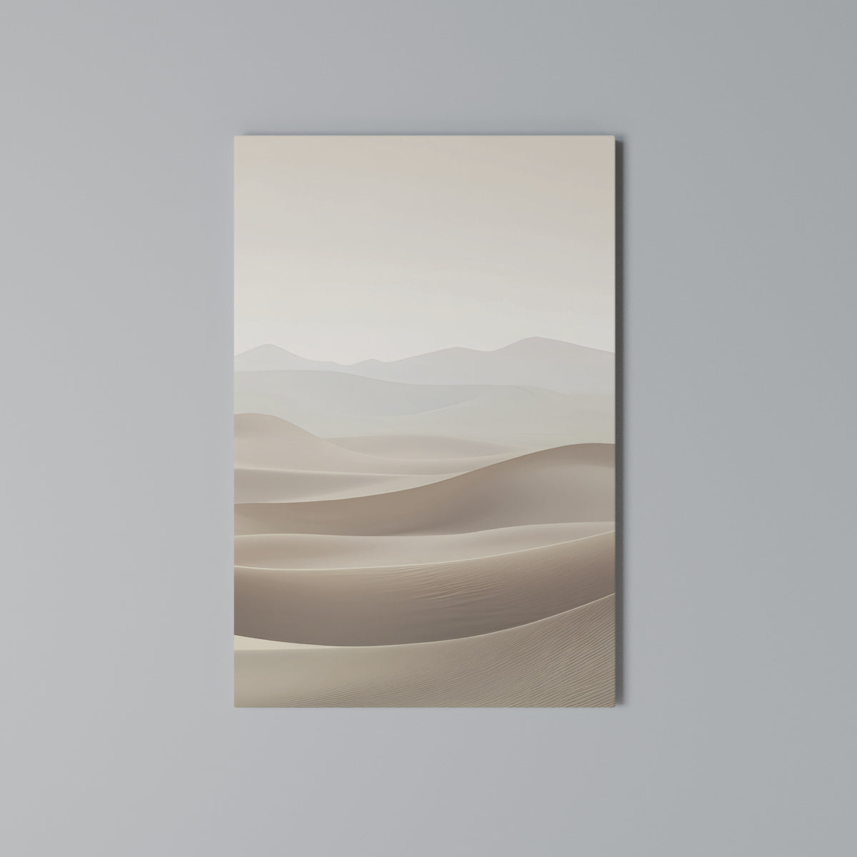 SUBTLE SANDS Vertical Canvas Print