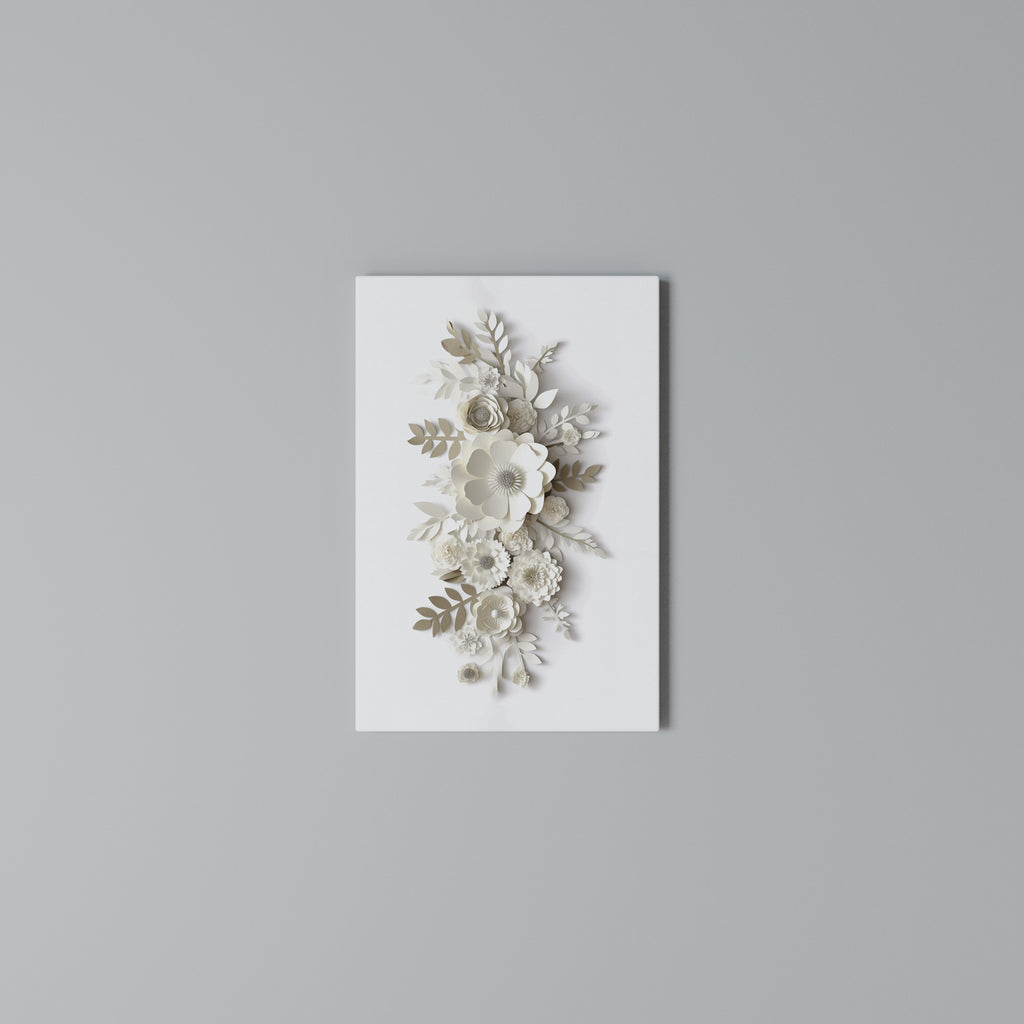 BLUSHING BOUQUET Vertical Canvas Print