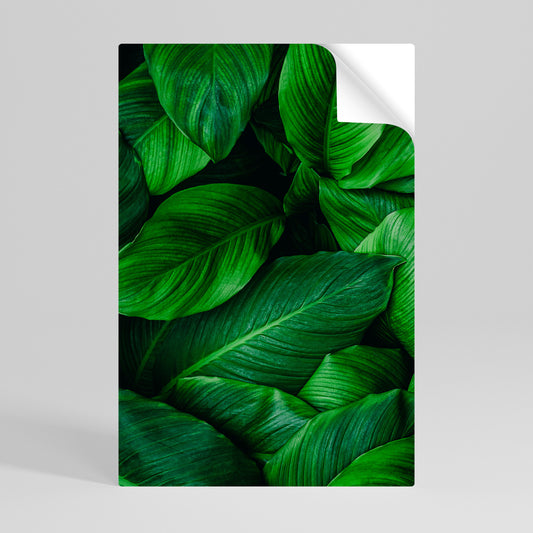 VIBRANT LEAFY EMBRACE Svislý samolepicí plakát
