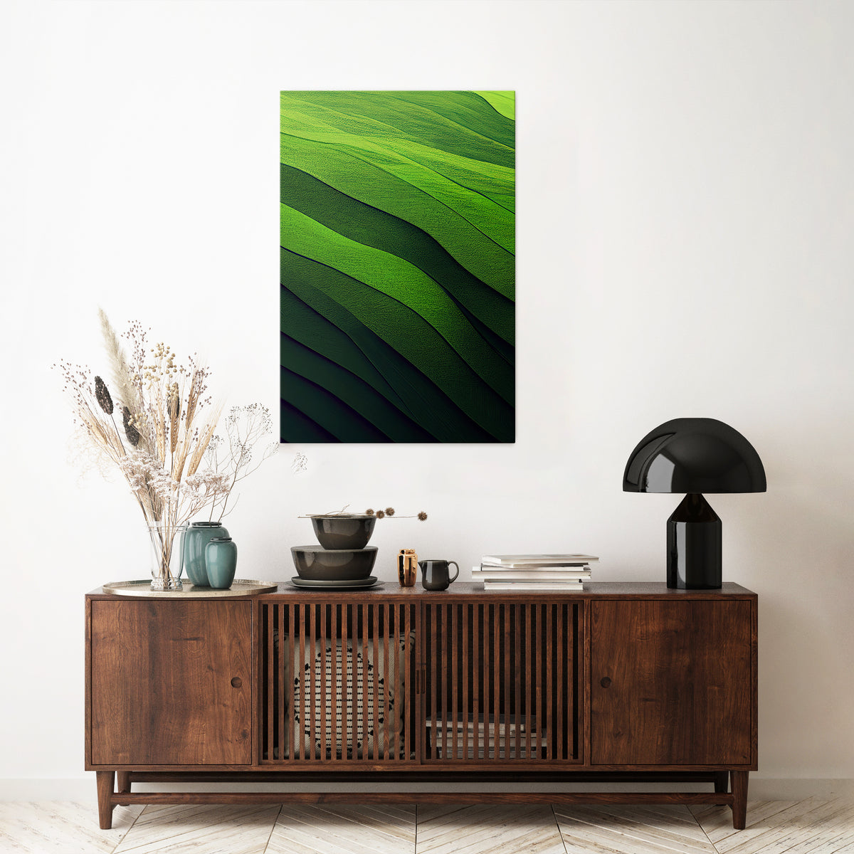 FRESH LANDSCAPE Vertical Canvas Print