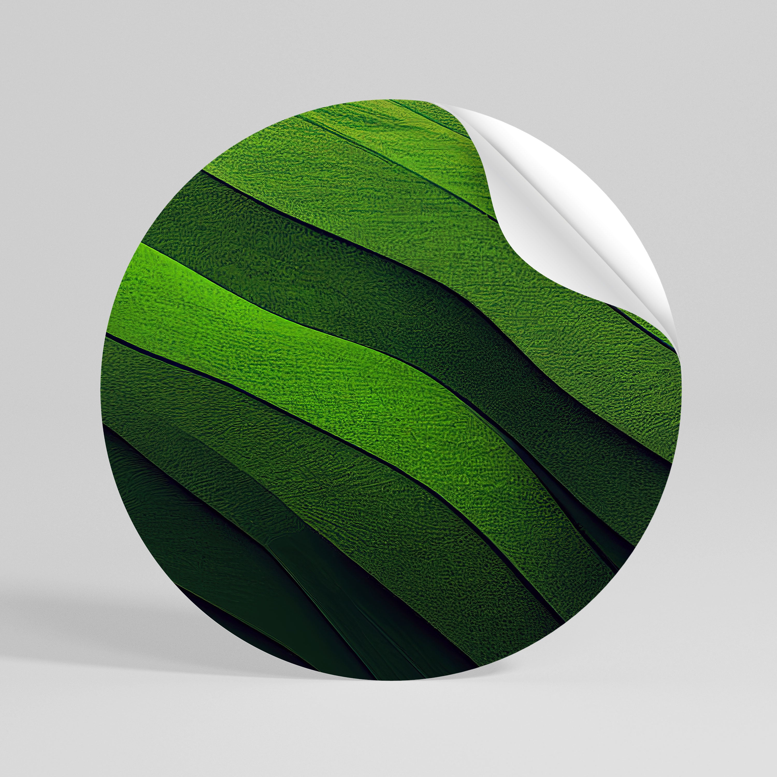 FRESH LANDSCAPE Kulatá samolepka