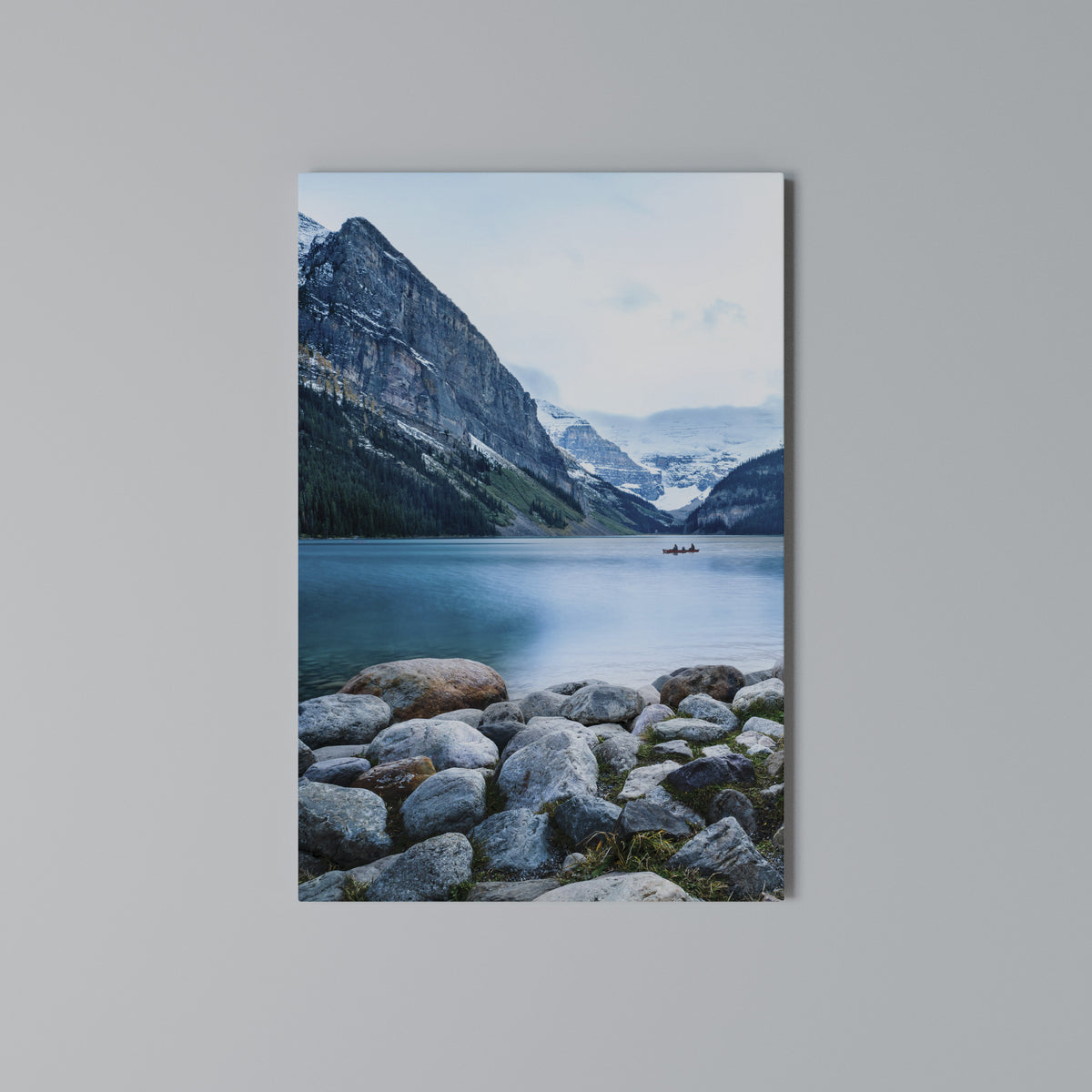 REFLECTIVE WATERS Vertical Canvas Print