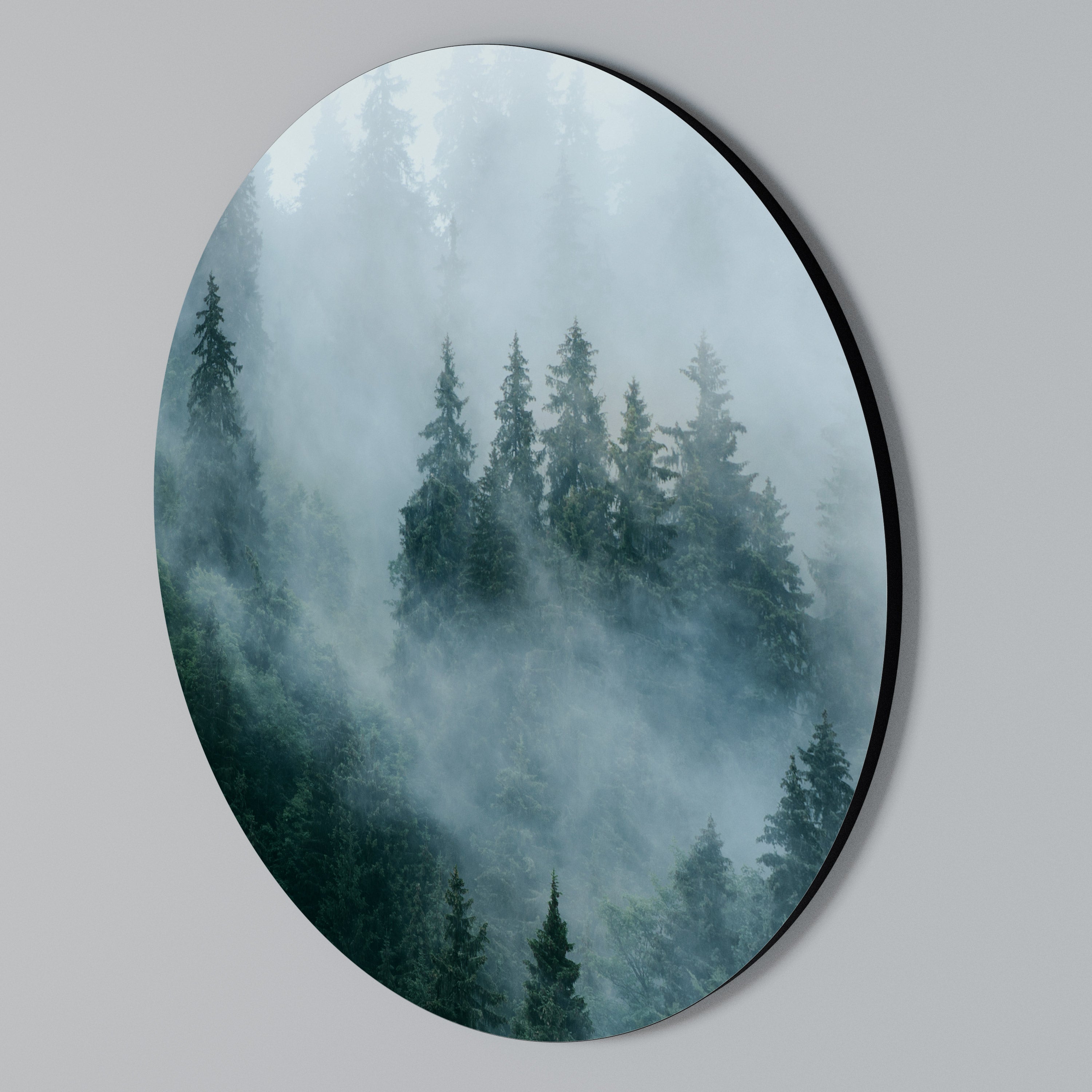 VEIL OF MIST Round Wall Art