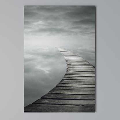 WHISPERING PATHWAYS Vertical Canvas Print