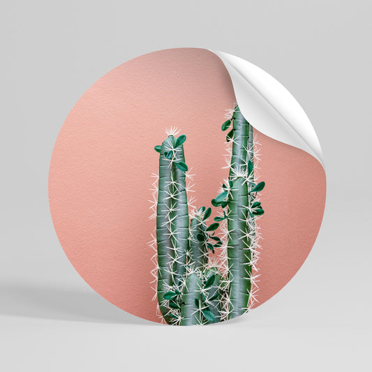 LORD CACTUS Kulatá samolepka