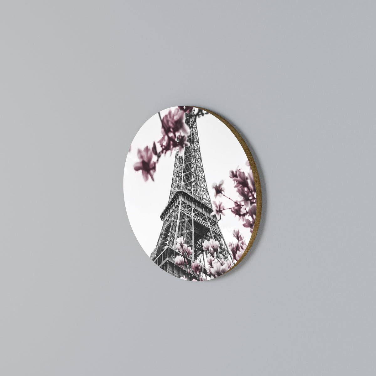 EIFFEL IN BLOOM Kulatá nástěnná dekorace