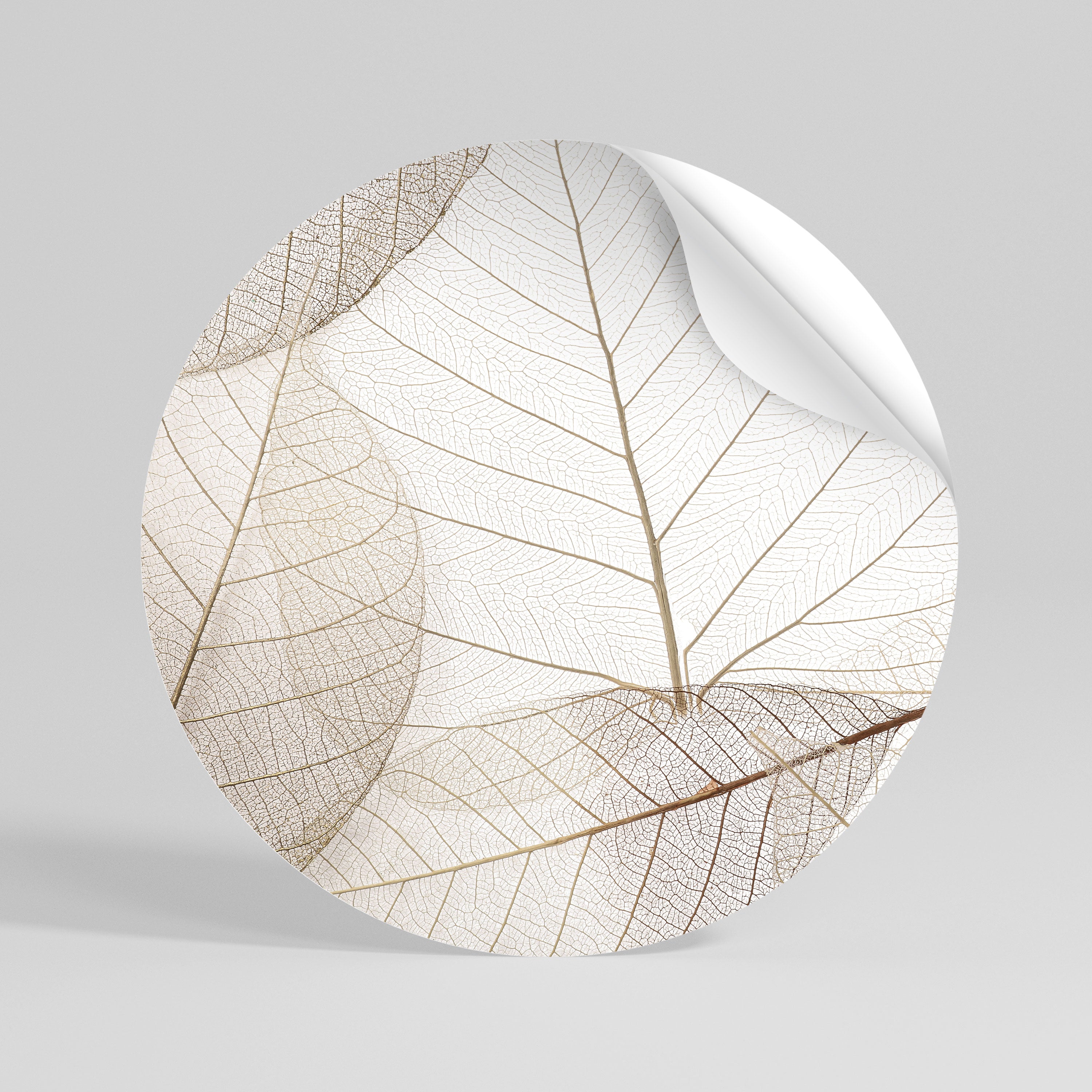 ETHEREAL VEINED GRACE Kulatá samolepka