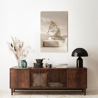 ELEGANT EMBERS Vertical Canvas Print