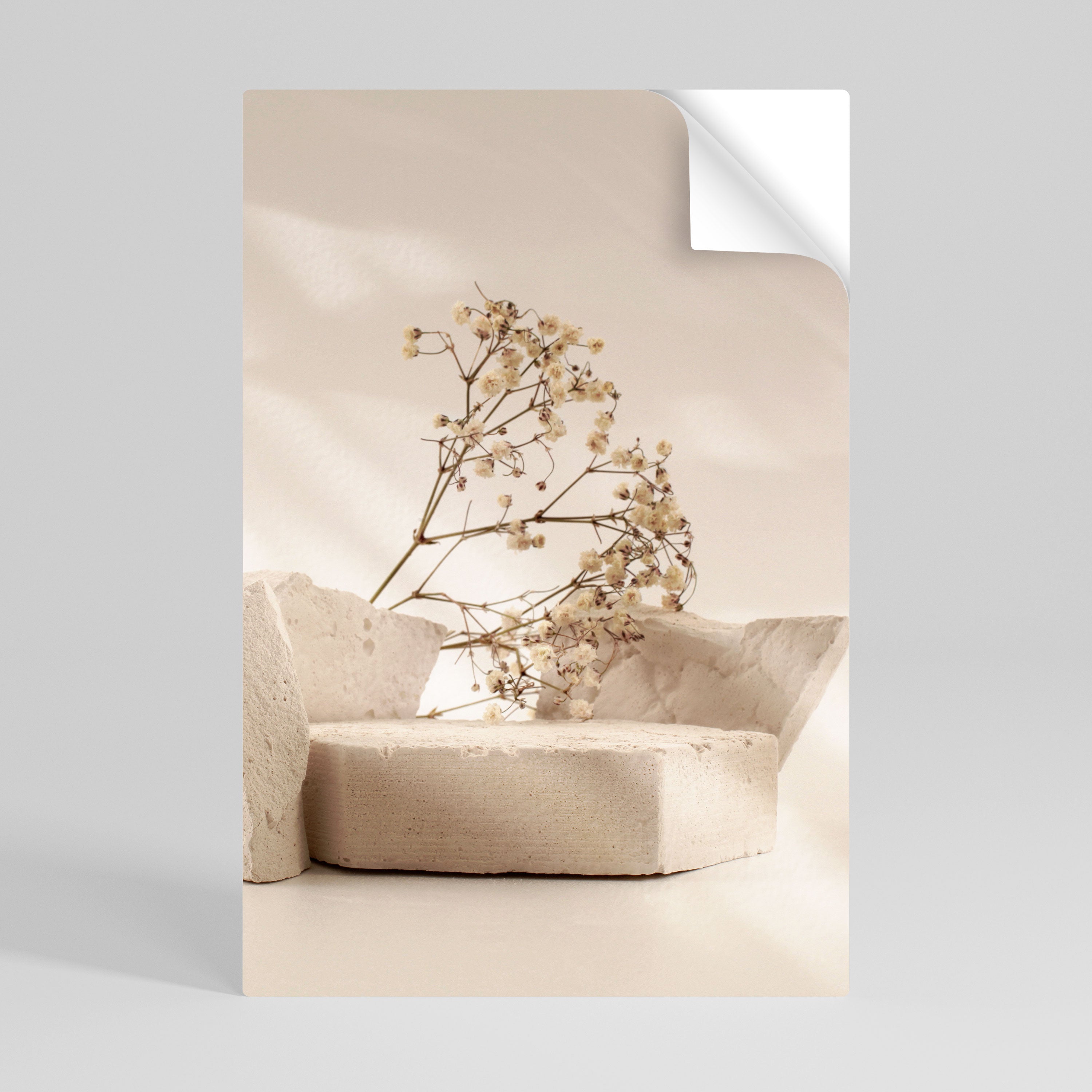 ELEGANT EMBERS Peel and Stick Vertical Poster