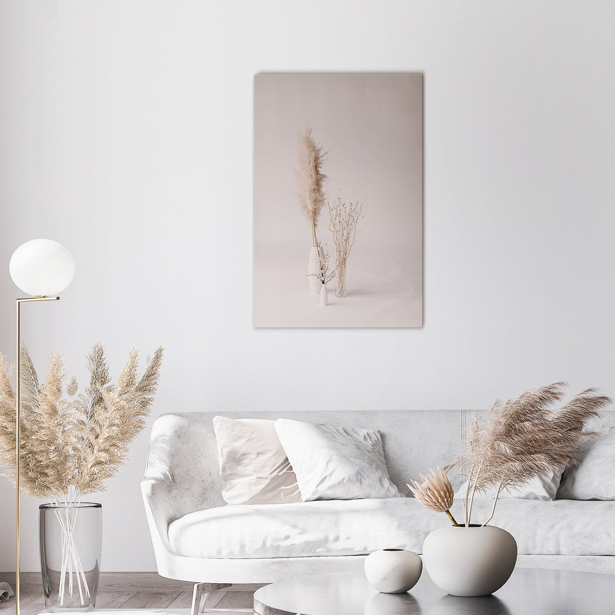 WHISPERING VASES Vertical Canvas Print