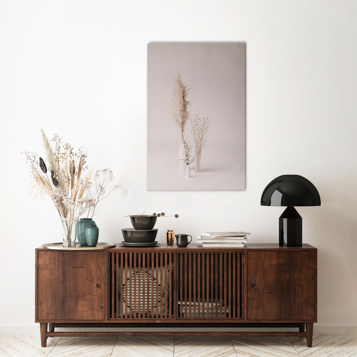 WHISPERING VASES Vertical Canvas Print