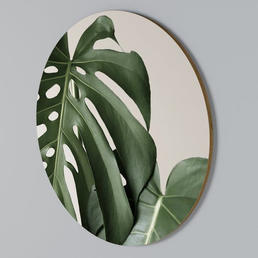 MONSTERA ACCURACY Kulatá nástěnná dekorace