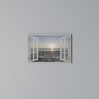 WINDOW OF CALM Horizontal Canvas Print