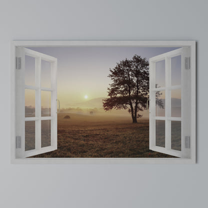 OPENING TO DAWN Horizontal Canvas Print