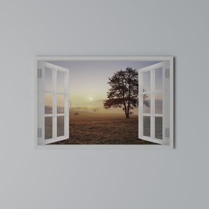 OPENING TO DAWN Horizontal Canvas Print