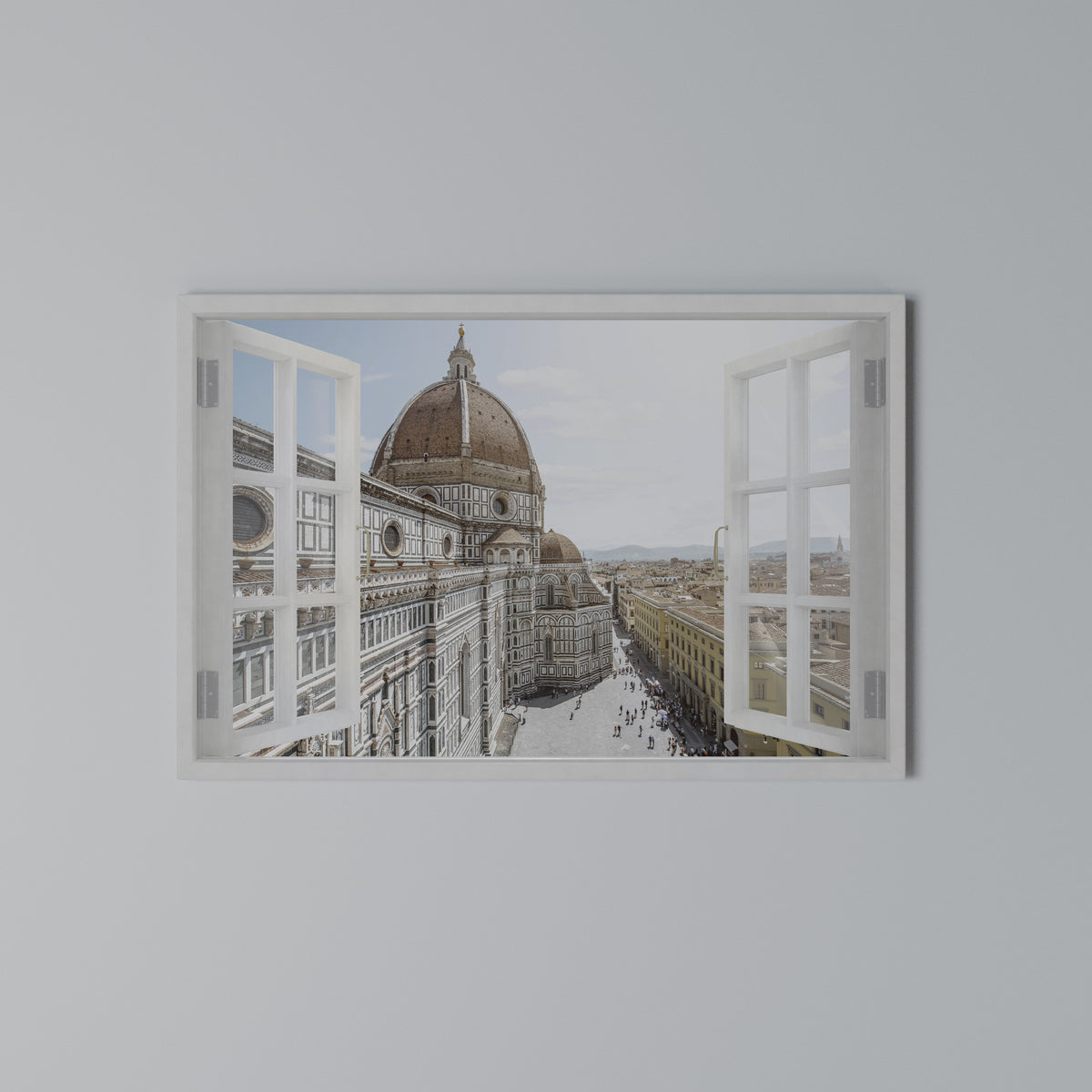 OPEN WINDOW VISTA Horizontal Canvas Print