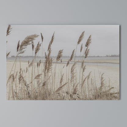 BREEZY STRAW HARMONY Horizontal Canvas Print