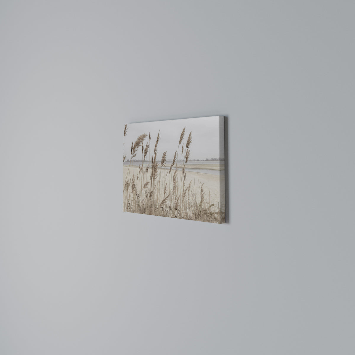 BREEZY STRAW HARMONY Horizontal Canvas Print