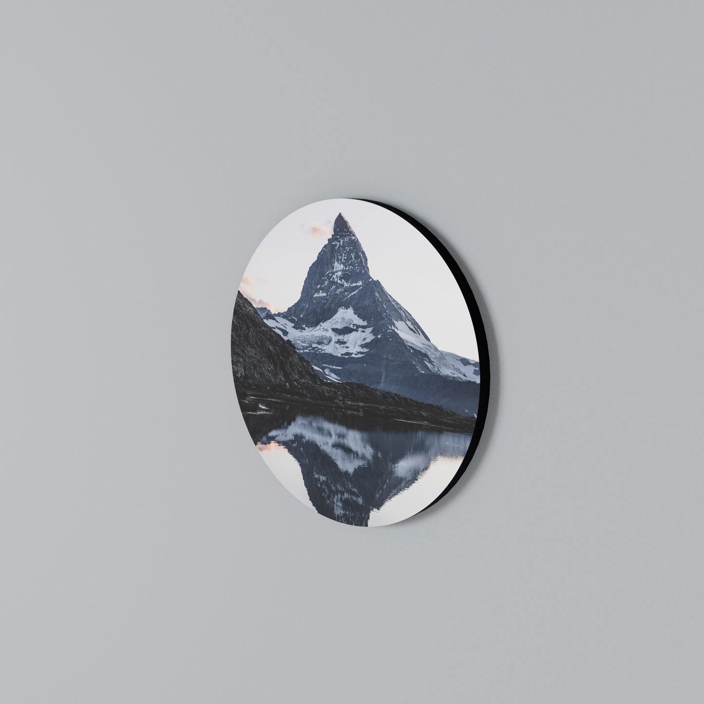 MEMORY OF MATTERHORN Kulatá nástěnná dekorace