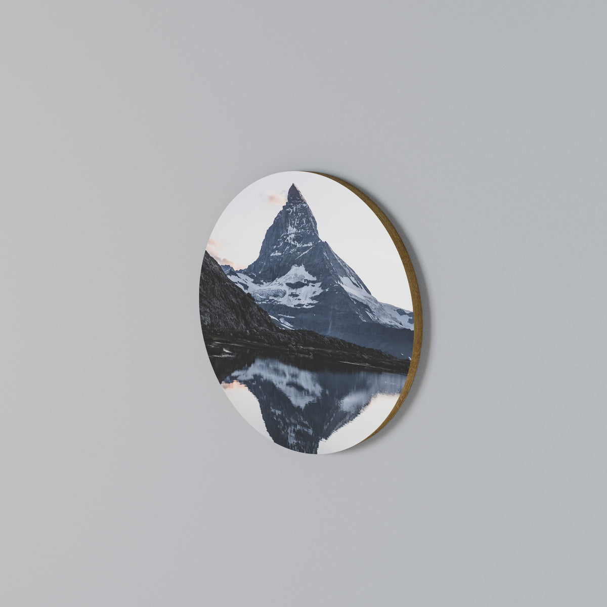 MEMORY OF MATTERHORN Kulatá nástěnná dekorace