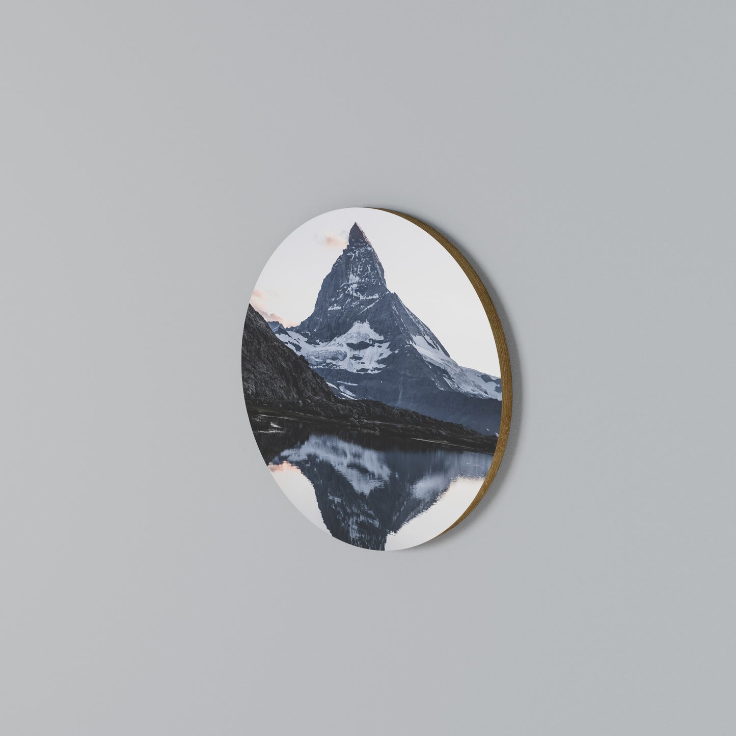 MEMORY OF MATTERHORN Kulatá nástěnná dekorace
