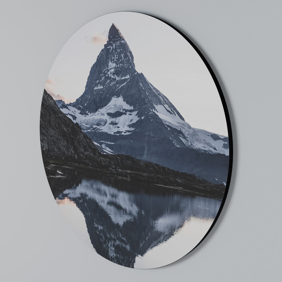 MEMORY OF MATTERHORN Kulatá nástěnná dekorace