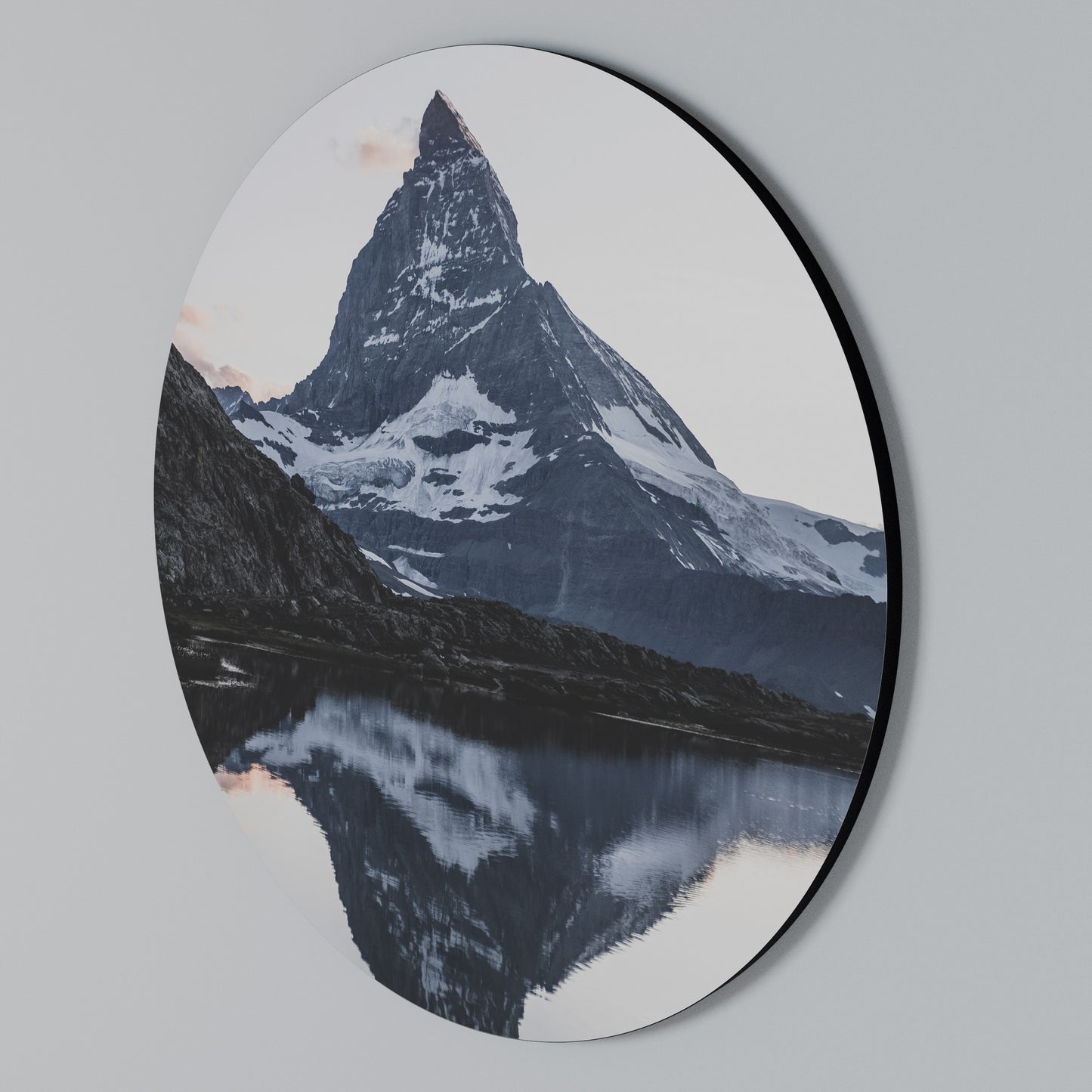 MEMORY OF MATTERHORN Kulatá nástěnná dekorace